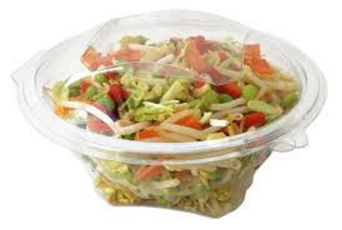 Somoplast 980 clear hinged lid Salad Bowl (370cc) - Pack of 450