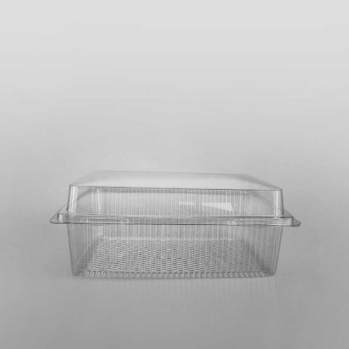 GPI Traitipack Clear Hinged Square Container X09H65 - Pack of 180