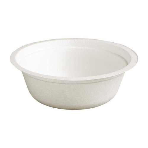 12oz Bagasse Bowl 340ml Compostable - Pack of 500