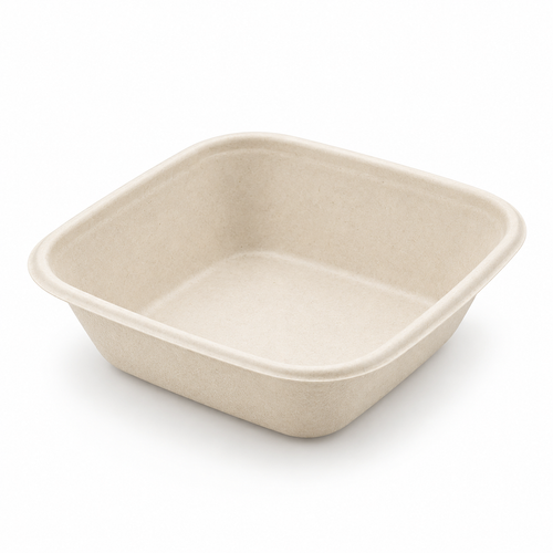 Sabert Square Pulp Bowl PUL14116 500ml - Pack of 300