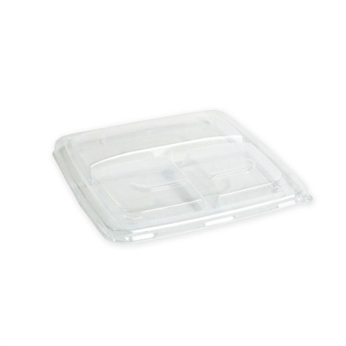 Sabert PP 3-Compartment Lids for Hot Food Pulp Container PUL51903PP - Pack of 150