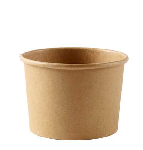 Dispo Brown Paper Soup Container 8oz - Pack of 500