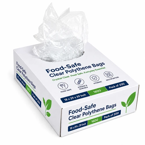 Excel Polythene Clear Bag 12x18inch 250G - Pack of 500