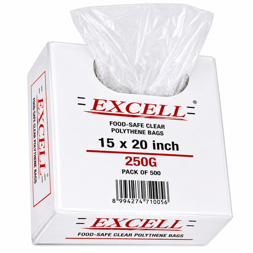 Clear Polythene Bag 15x20inch 250G