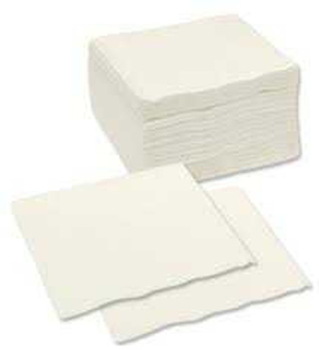 Poppies 2ply White Napkins 4 Fold 40X 40cm - Pack of 2000