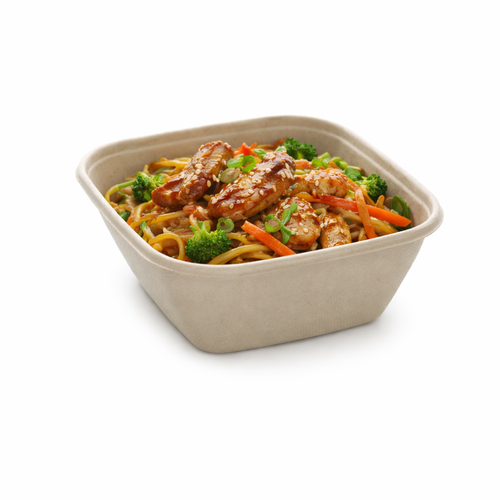 Sabert Square Pulp Bowl 1000ml PUL14132 - Pack of 300