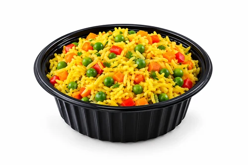 Somoplast Black Food Container 841 Round (375cc) - Pack of 300