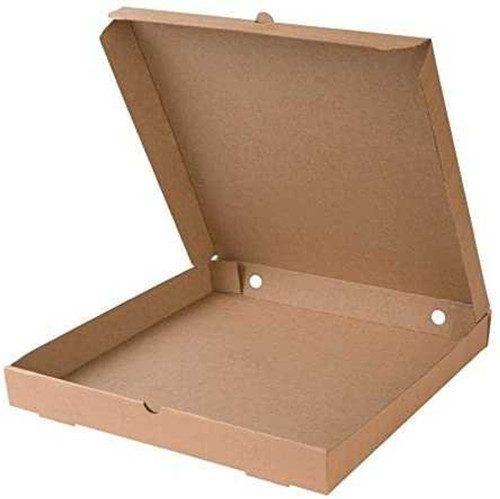 Brown cardboard Ecofriendly Pizza box 13 Inch (pack of 100)
