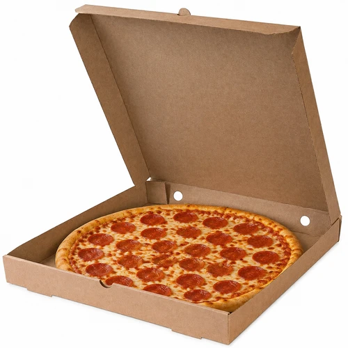 Brown Pizza boxes 12inch - Food Grade Pizza boxes (pack of 100)