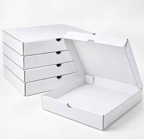 White Pizza boxes 14inch - Food Grade Pizza boxes (pack of 100)