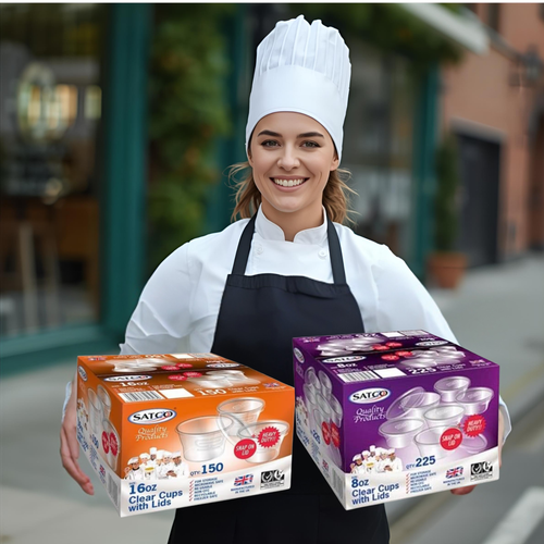 Satco M8 Deli Pot Food container 8oz (pack of 225sets)