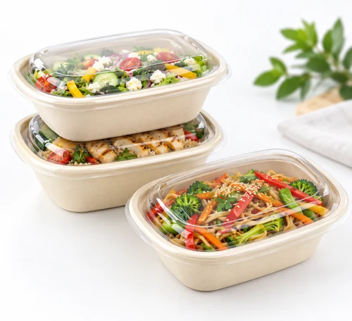 Sabert Oval Eco Street Pulp Bowl PUL18021 620ml - Pack of 300