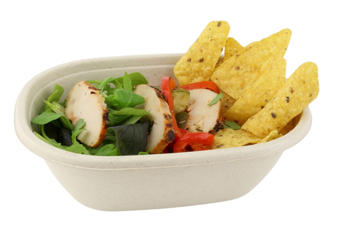 Sabert Oval Eco Street 770ml Pulp Bowl [PUL18026] - 300 Pcs