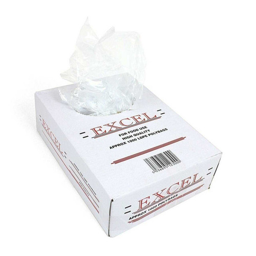 Perforated Excel Polythene Clear Bag 10x15inch 100G - Pack of 1000