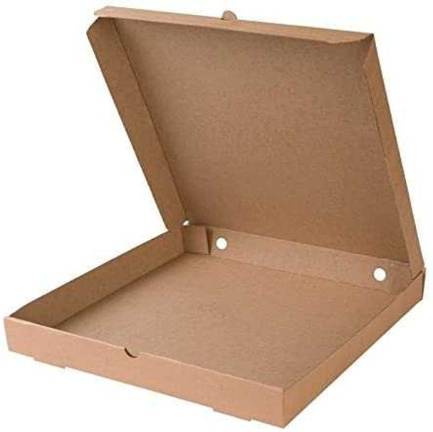 Pizza Box Brown Plain [14inch] (a pack of 100)