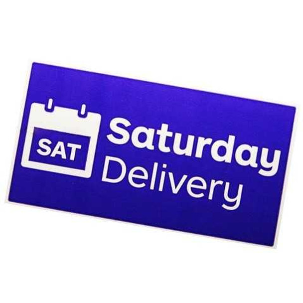 Saturday Delivery Please call us in advance to check availability