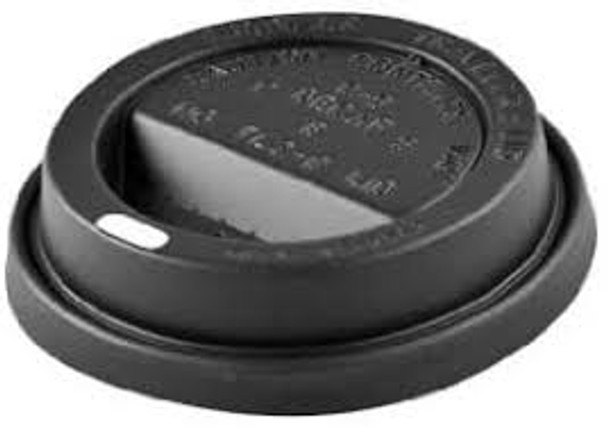 Somolast Hot Plastic Lid [12oz & 16oz] Black Domed