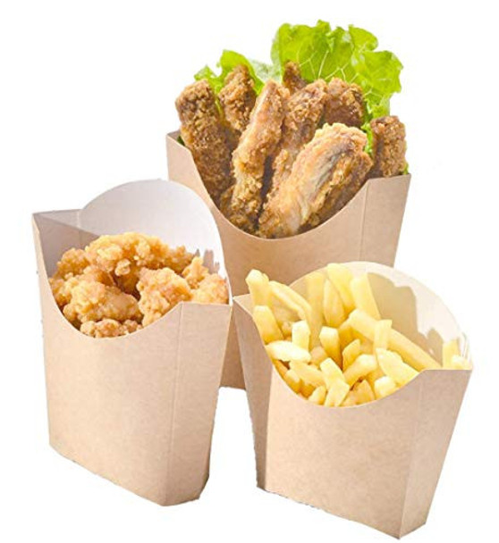 Standard Kraft Chip Scoop [55x135x130mm]  Supply Express
