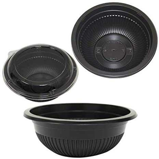 MEDIUM BLACK DONBURI BOWL and OPSLids HD700