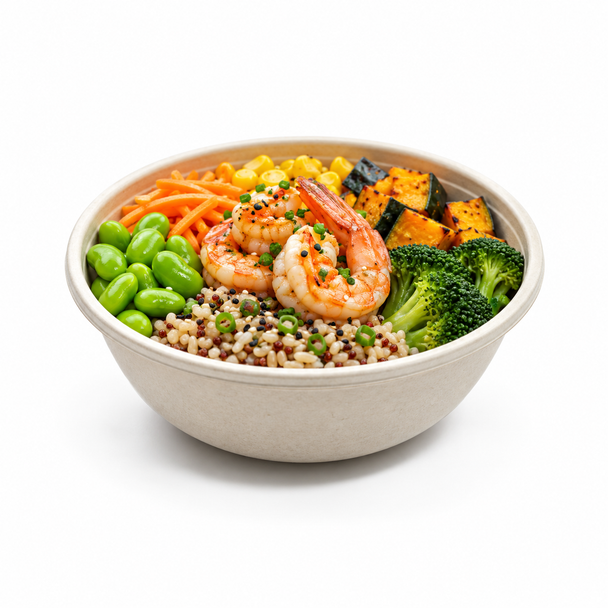 Sabert Buddha Round Pulp Bowl PUL12020 600ml (Pack of 300)