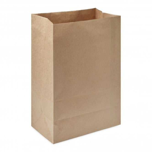 Brown small Kraft SOS Paper Bag, No handle [180X100X350MM] (a pack of 500)