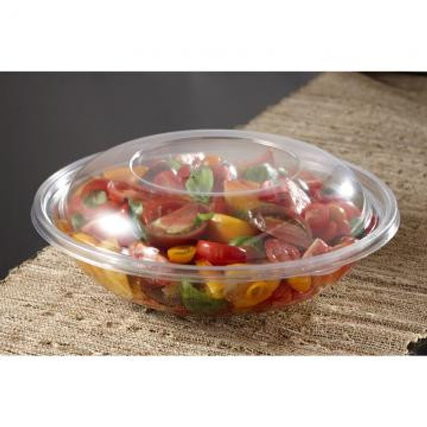 SABERT DOM52080 Clear Dome Lids To Fit 26cm Round Bowls (pack of 50)