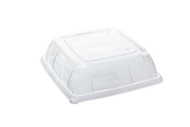 Sabert PET Lids for 27cm Square Bepulp Platters [PUL52910F025]