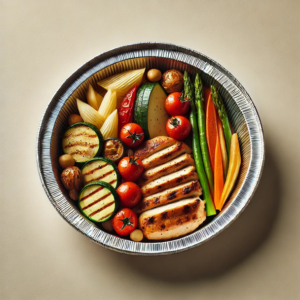 9-Inch Round Aluminium Foil Containers (Pack of 400) | Disposable & Recyclable  Supply Express 9-Inch Round Aluminium Foil Containers (Pack of 400) | Disposable & Recyclable  Supply Express