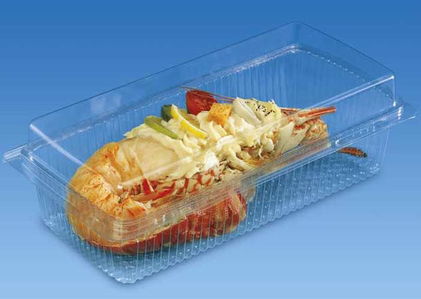 GPI Traitipack X13H110 Clear Hinged Container | 100 Pack Guillin GPI Supply Express