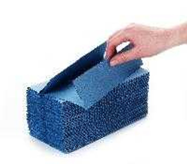 Blue C-fold Hand Towel 1ply [31x23cm] (a pack of 2880 sheet)