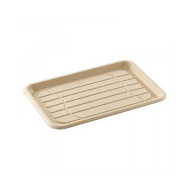 Sabert Large Rectangular Pulp Platter PUL00318 - 460 x 300mm