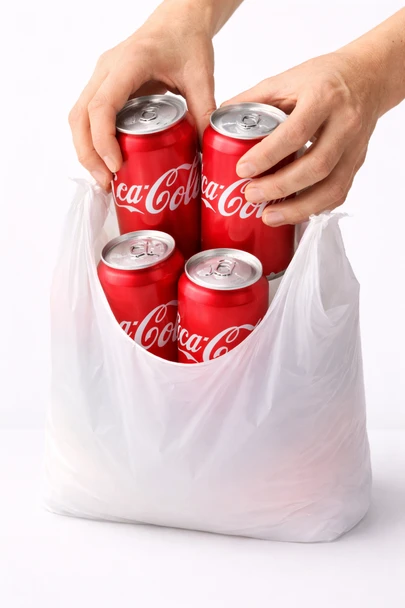White Bottle Plastic Carrier Bag (19x32x44cm) (1700 Bags Apx)