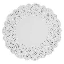 Swantex Paper Round Doyley White [267mm] (10.5inch) (a pack of 250)