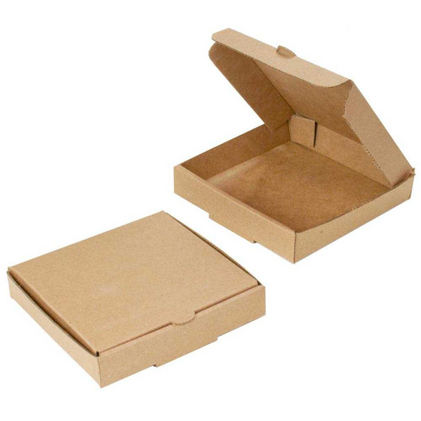 Pizza Box Brown Plain [13inch] (a pack of 100)