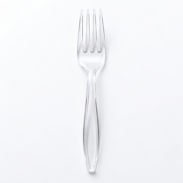 Plastic Clear Heavy Duty Forks (a pack of 1000)