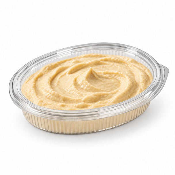 Somoplast [971] 600cc Oval Clear Hinged Container – Pack of 300