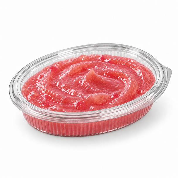 Somoplast [971] 600cc Oval Clear Hinged Container – Pack of 300