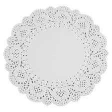 Swantex Paper Round Doyley White [324mm] (12.5inch) (a pack of 250)