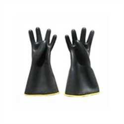 Heavyweight Black Rubber Gloves X-Large - Pack of 12 Pairs