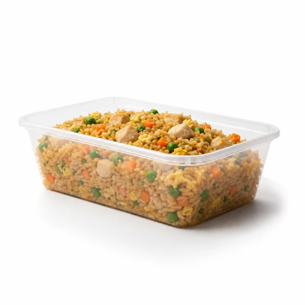 Hippo 750cc Microwave Container & Lid (Pack of 250 sets)