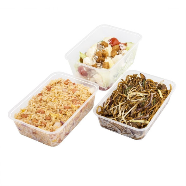 Hippo 1000cc  Microwave Container & Lid (a pack of 250)