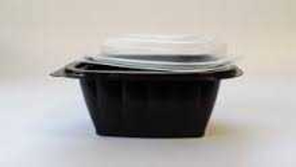 Somoplast [740] Black Base Microwave Container 450cc Just Base (a pack of 450)