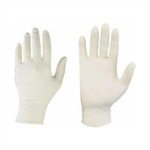 Latex Gloves [Medium] Powder Free (a pack of 100)