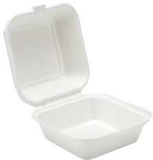 Bagasse Biodegradable 6 Inch Burger Box - Pack of 500  Supply Express
