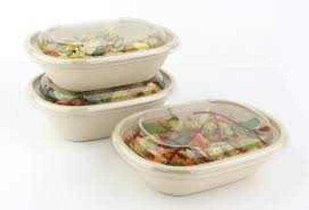 Sabert Oval Eco Street Pulp Bowl [PUL18021] [620ml] (Pack of 300)