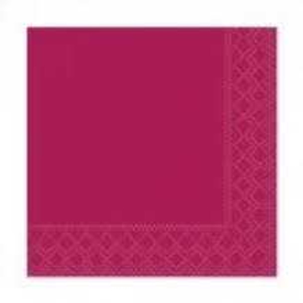 Poppies Napkins Bordeaux 2ply [33x33cm](a pack of 2000)