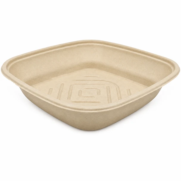 Sabert Square 500ml Pulp Bowl PUL14116 - Pack of 300  Supply Express