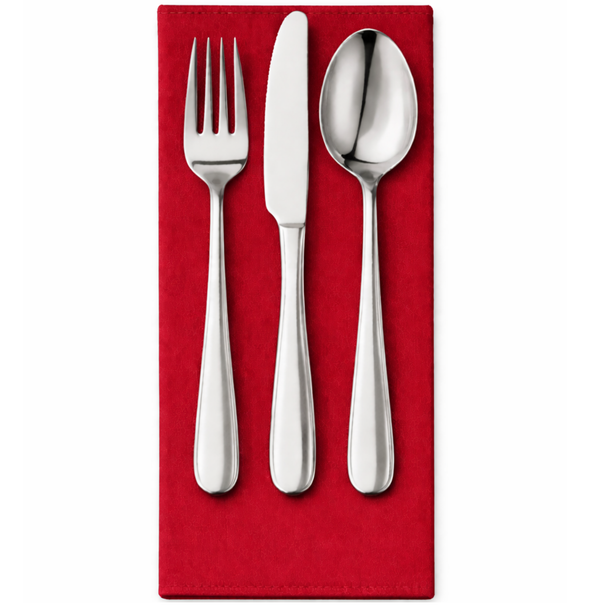 Poppies Red 2-Ply Napkins 40x40cm 8-Fold - Pack of 2000