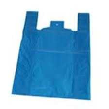 Medium Blue Plastic Carrier Bag High Density [11x17x21 inch) 19 mu (a pack of 1000)