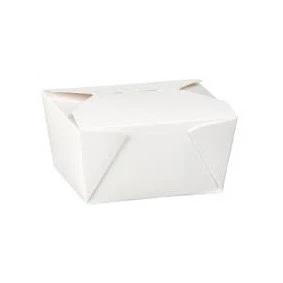 No.8 White Leakproof Paper Meal Box 46oz/1300ml- pack of 250  Supply Express